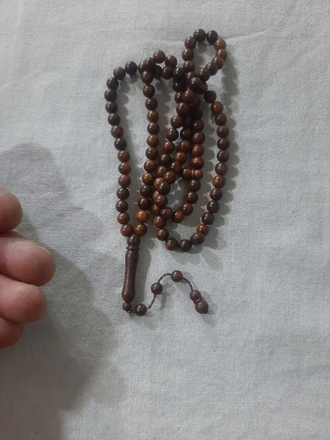 تسبیح کشکول وانگشتر نقره کهنه|کلکسیون اشیاء عتیقه|اردبیل, |دیوار