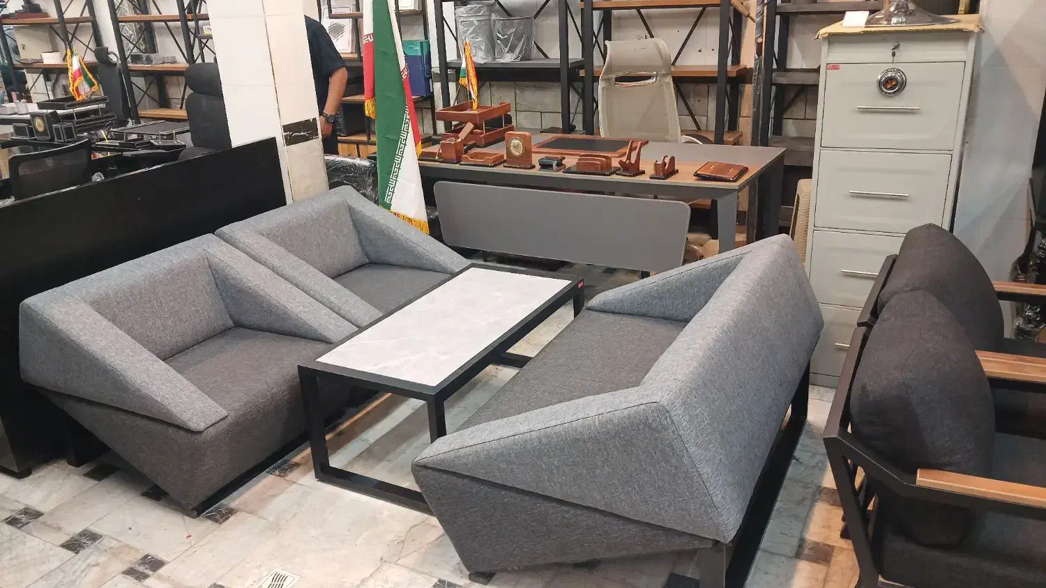 نیم ست اداری صندلی انتظار  صندلی کیم‌سنتر|دفتر کار|مشهد, عبادی|دیوار