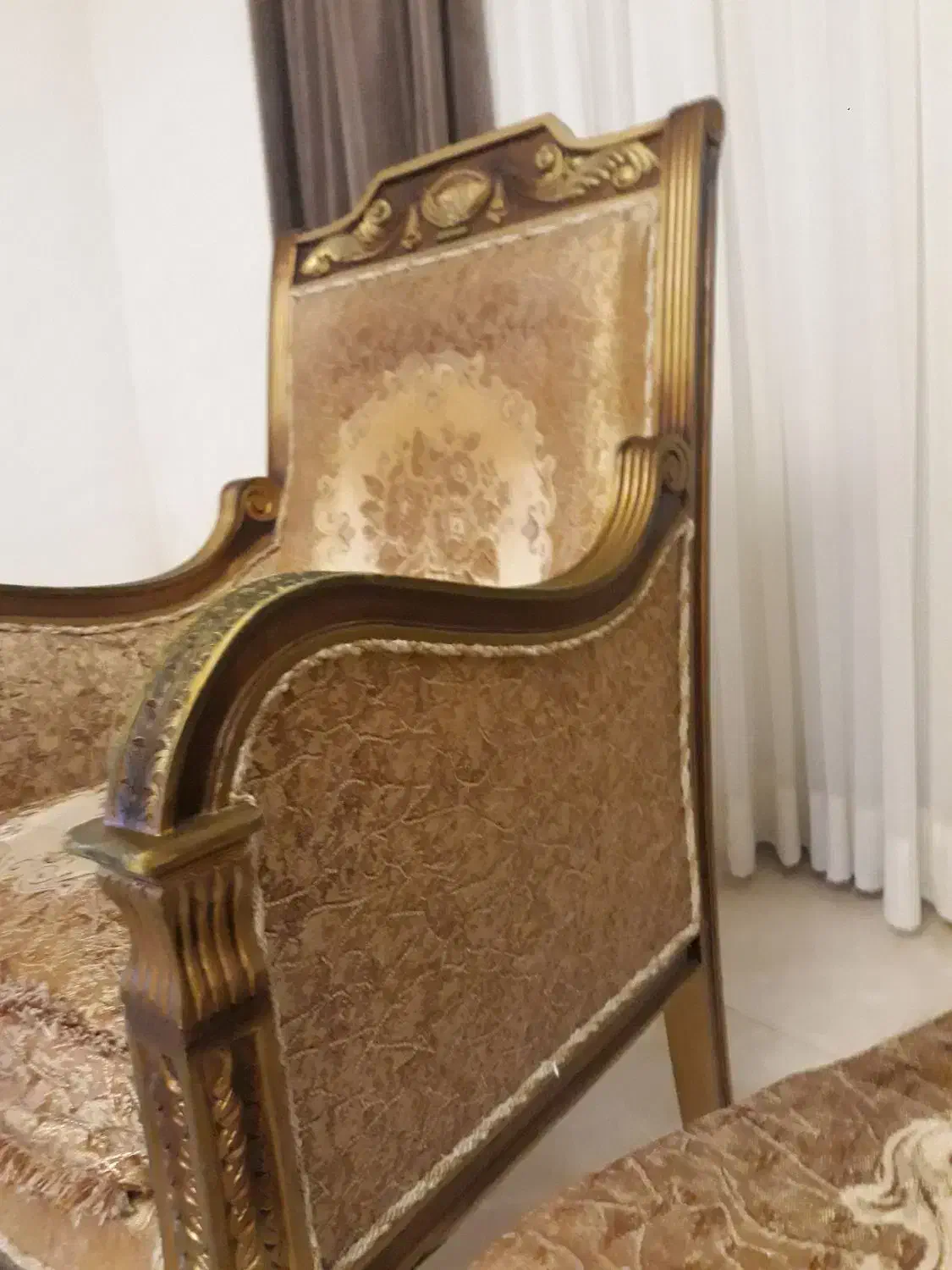 مبل هفت نفره سلطنتی|مبلمان خانگی و میز عسلی|محمودآباد, |دیوار