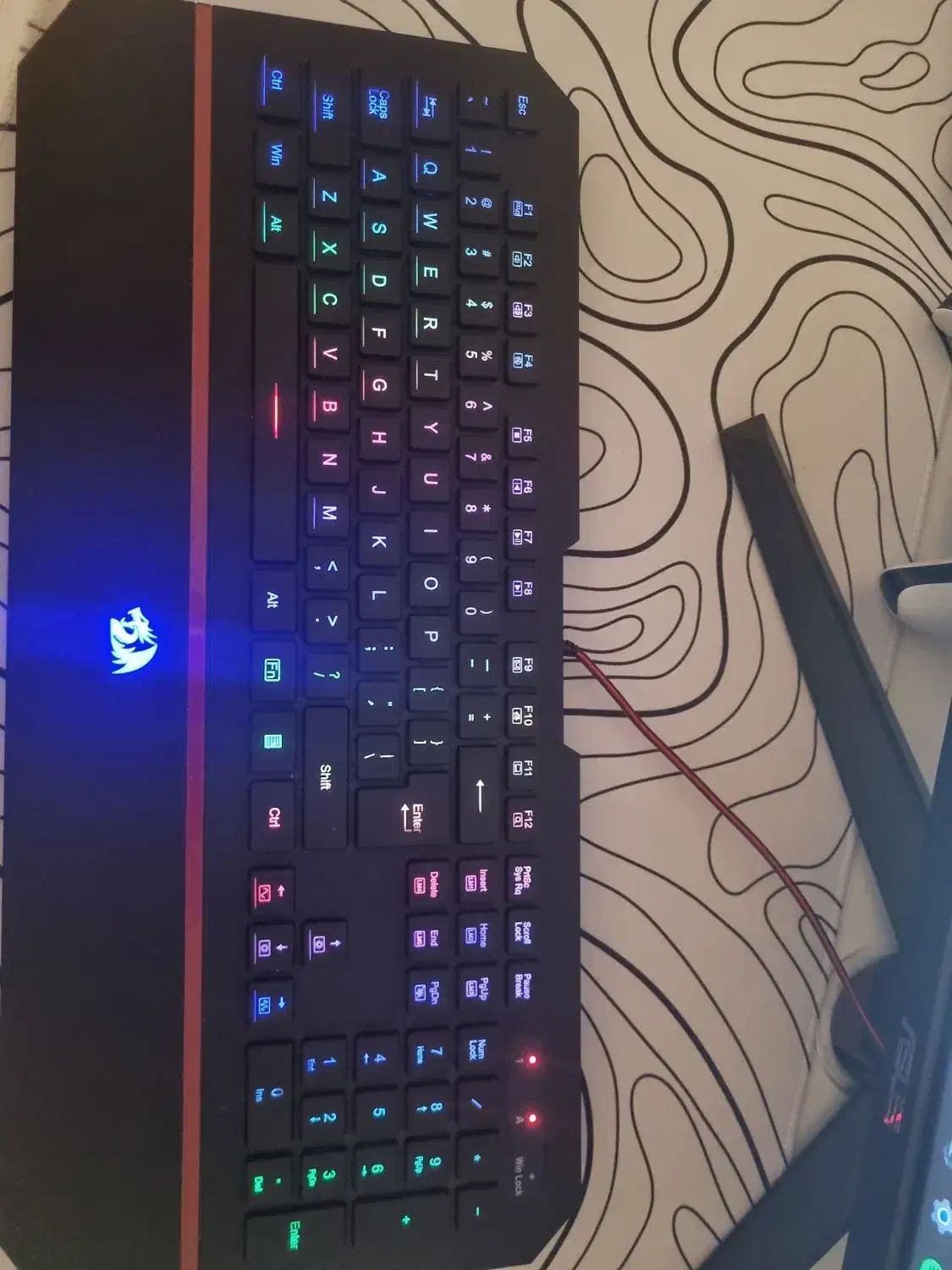 کیبورد ردراگون karura502|قطعات و لوازم جانبی رایانه|تهران, جنت‌آباد شمالی|دیوار