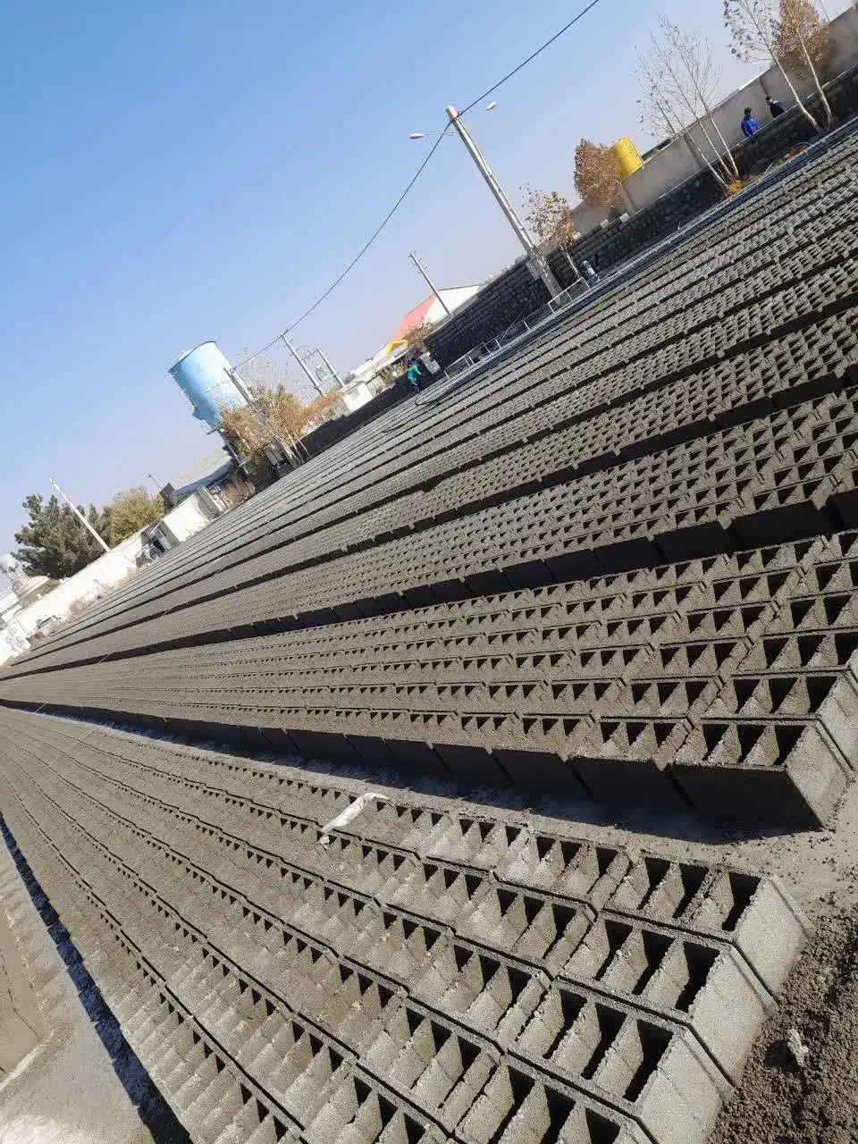 بلوک پوکه ای بلوک پرسی کول تیرچه کرومیت یونولیت|مصالح و تجهیزات ساختمان|رامجین, |دیوار