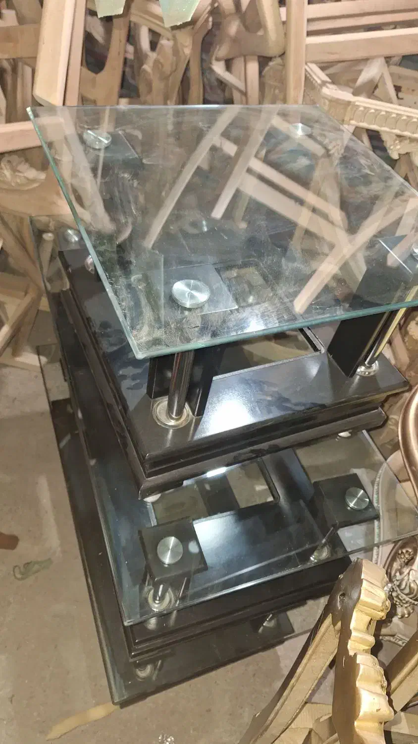 میز شیشه ای|مبلمان خانگی و میز عسلی|خوی, |دیوار