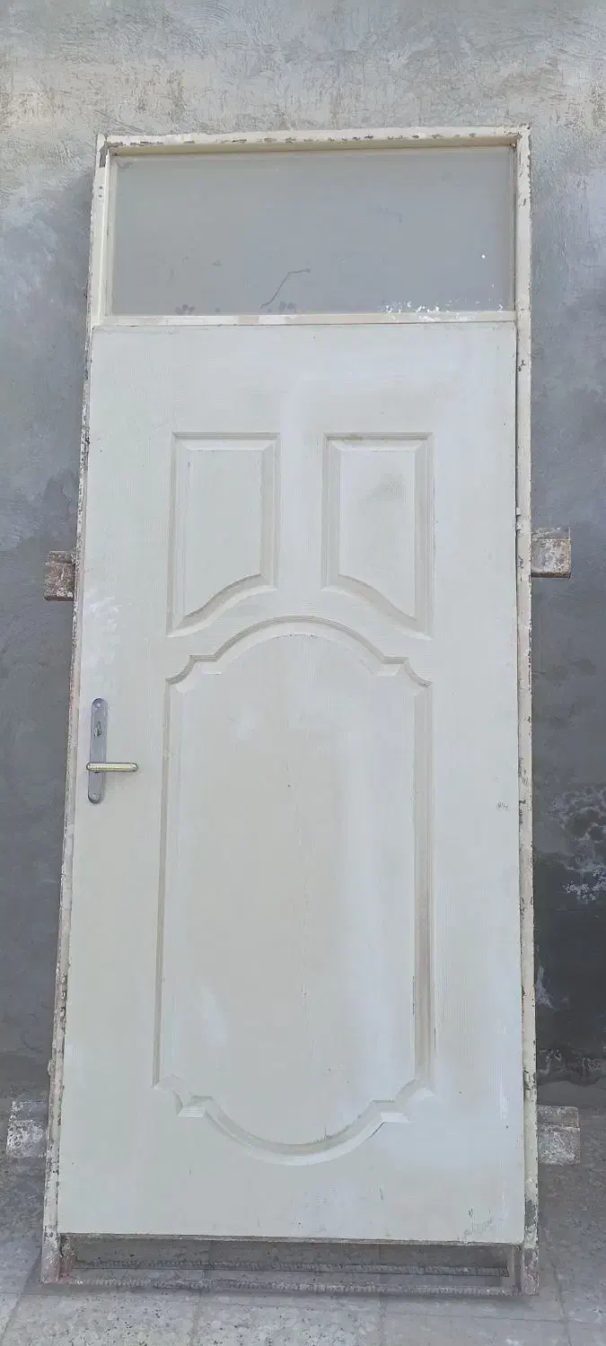 درب چوبی همراه با چهاچوب فلزی|مصالح و تجهیزات ساختمان|مسجد سلیمان, |دیوار