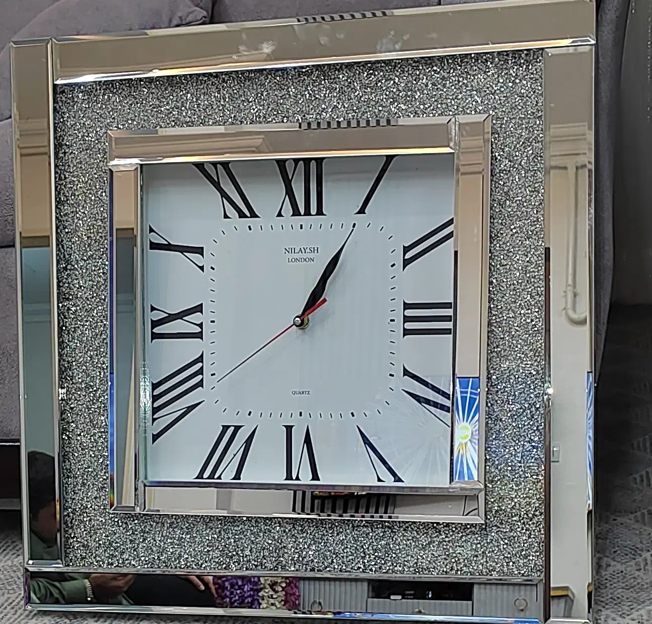 ساعت دیواری آینه ای|ساعت دیواری و تزئینی|اسدآباد, |دیوار