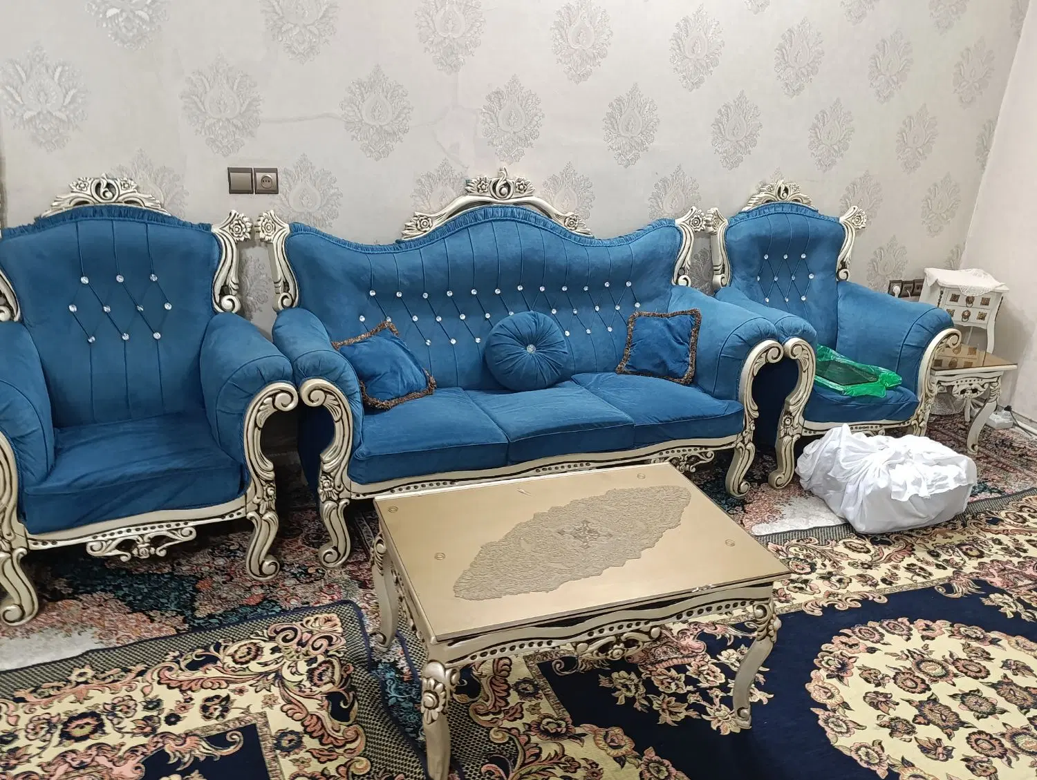 مبلمان|مبلمان خانگی و میز عسلی|باقرشهر, |دیوار