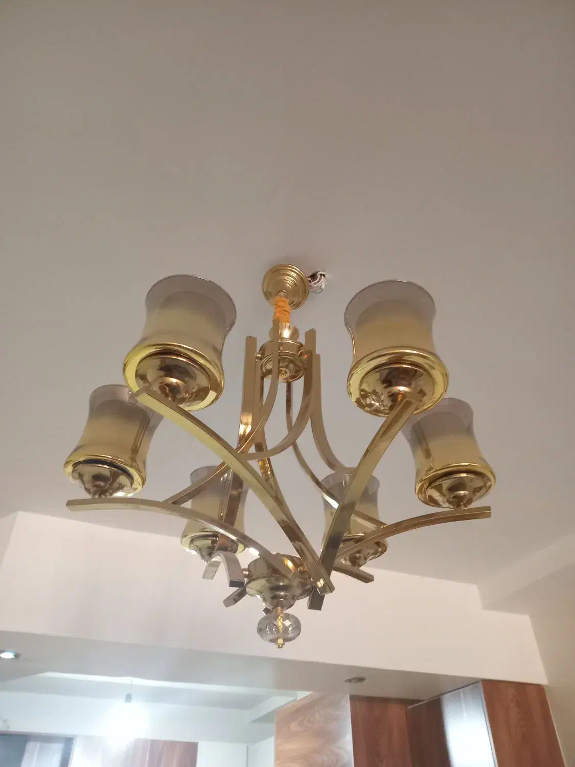 لوستر 6شاخه طرح جدید|لوستر و چراغ آویز|شاهدشهر, |دیوار