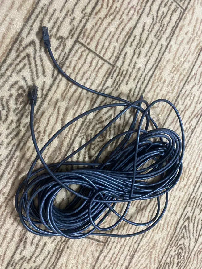 کابل lan بلدن بیست متری نو نو cat 6|مودم و تجهیزات شبکه|بندر گناوه, |دیوار