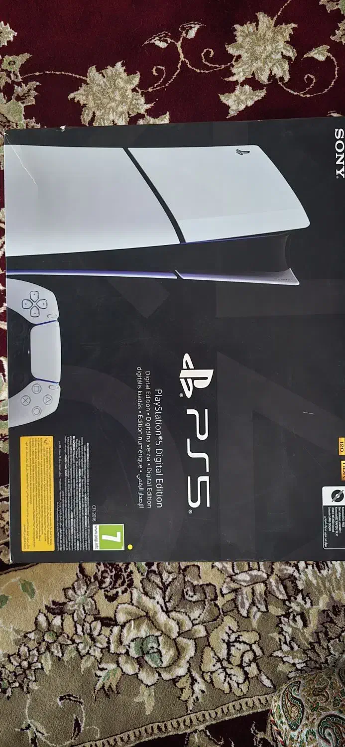 ps5اسلیم در حد نو خیلی کم استفاده|کنسول، بازی ویدئویی و آنلاین|بافق, |دیوار
