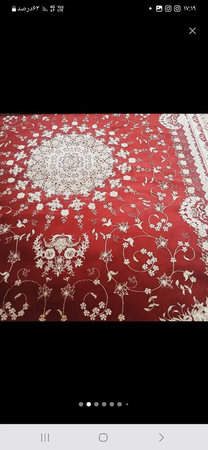 فرش۱۲متری لاکی|فرش|ساوه, |دیوار