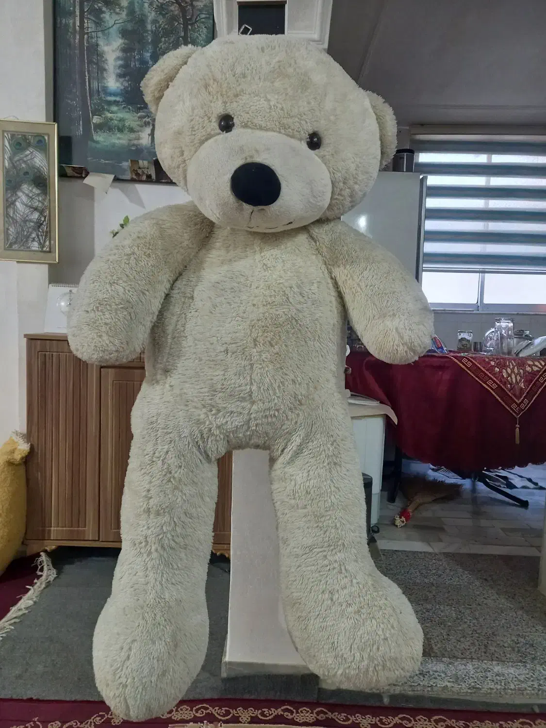 عروسک خرس بزرگ یک و نیم متری|اسباببازی|ساری, |دیوار