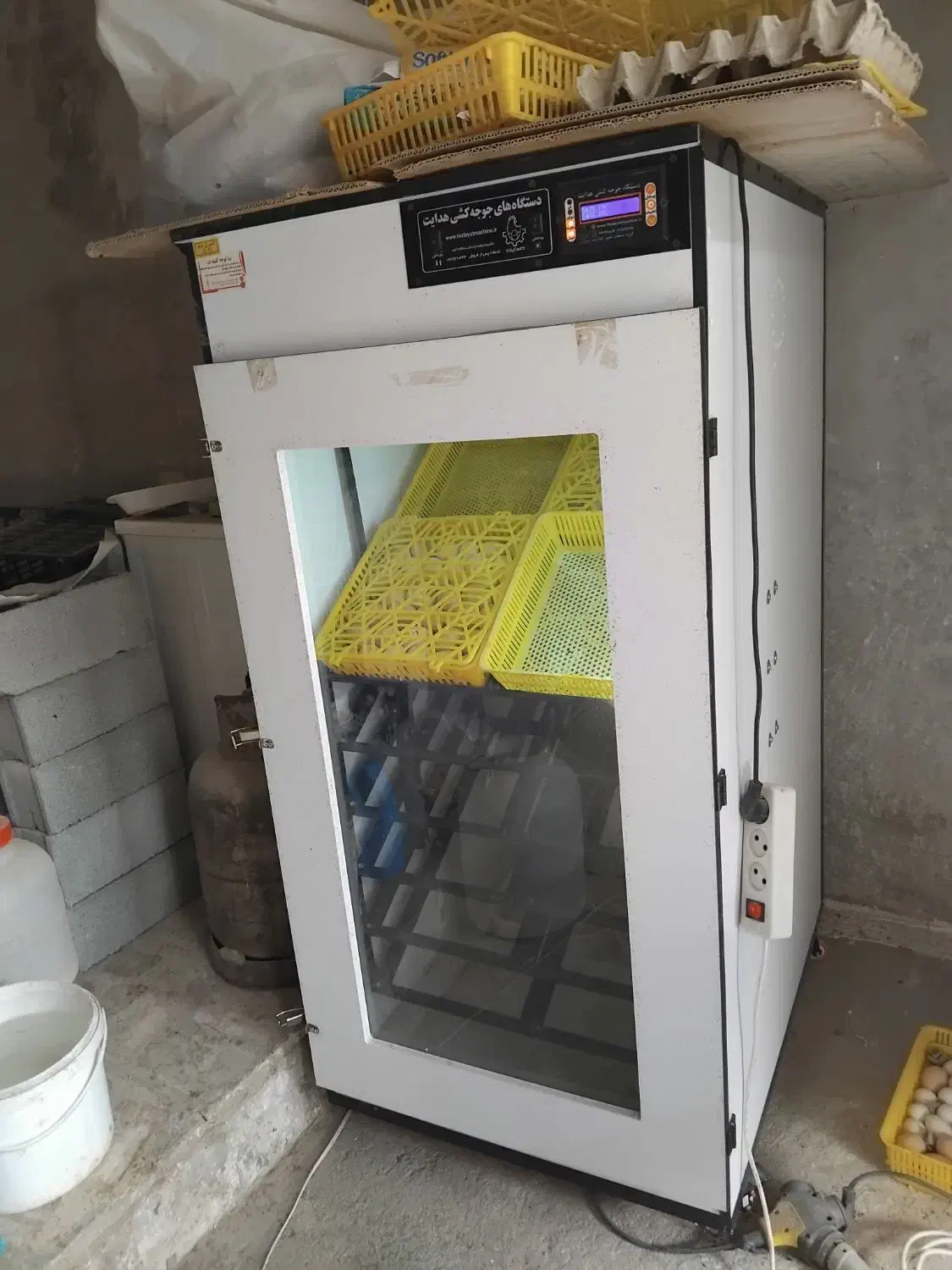 دستگاه جوجه کشی ۱۰۰۸ تایی هدایت نو نو به شرط سلامت|لوازم جانبی حیوانات|تهران, شهرک امام خمینی|دیوار
