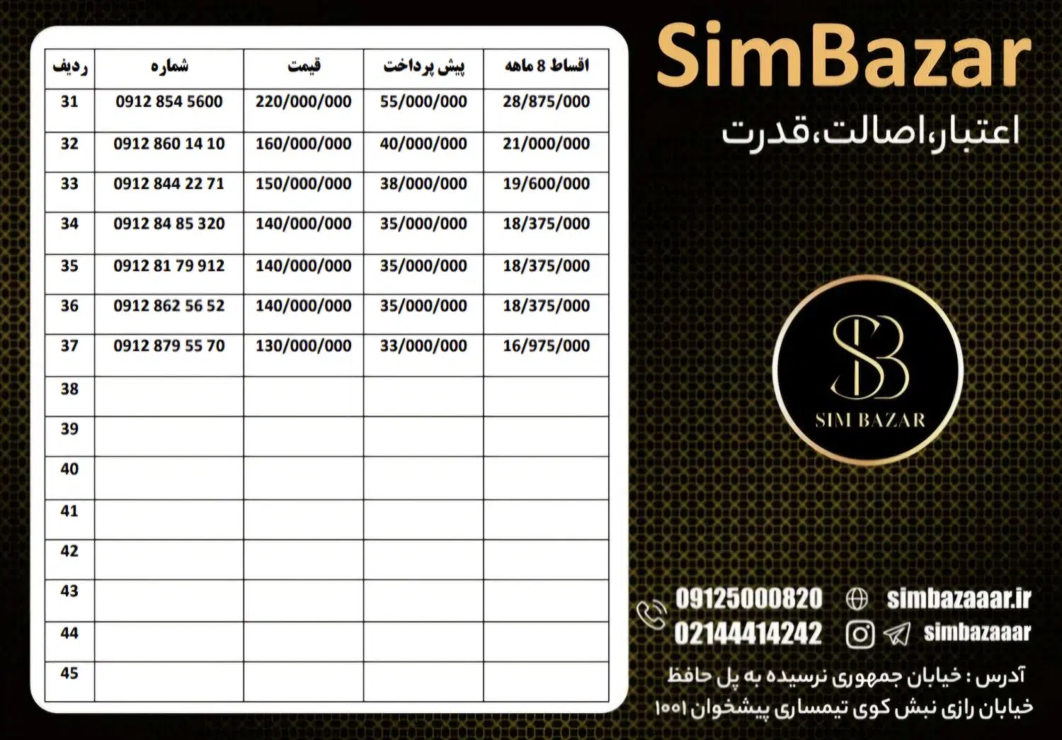09126134003|سیمکارت|بابل, |دیوار
