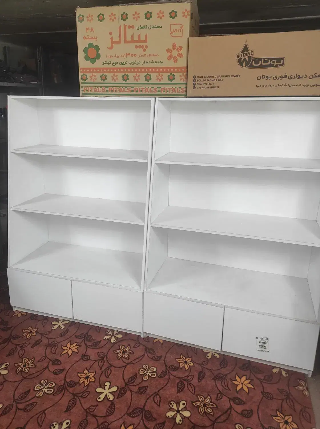 قفسه MDF|کتابخانه، شلف، قفسه‌های دیواری|قم, باغ شازده|دیوار