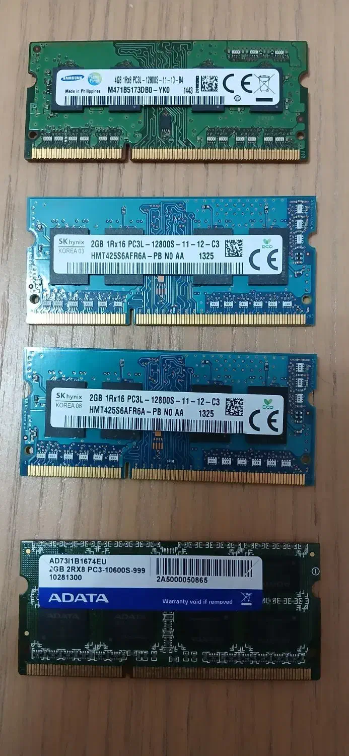 RAM LAPTOP|قطعات و لوازم جانبی رایانه|رشت, نیکمرام|دیوار