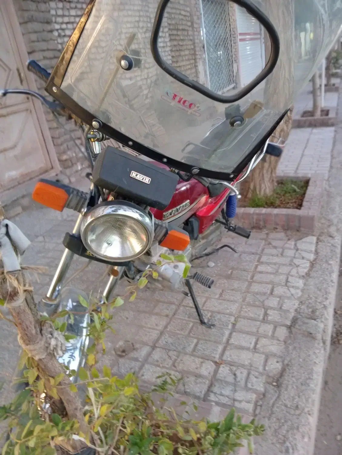 موتور کویر|موتورسیکلت|زاوه, |دیوار