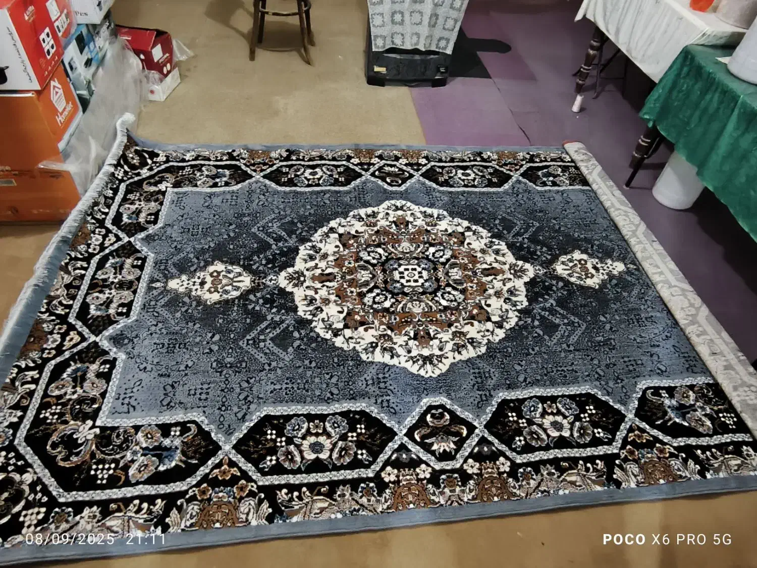 دو عدد فرش ۹ متری کاملا نو|فرش|یزد, |دیوار