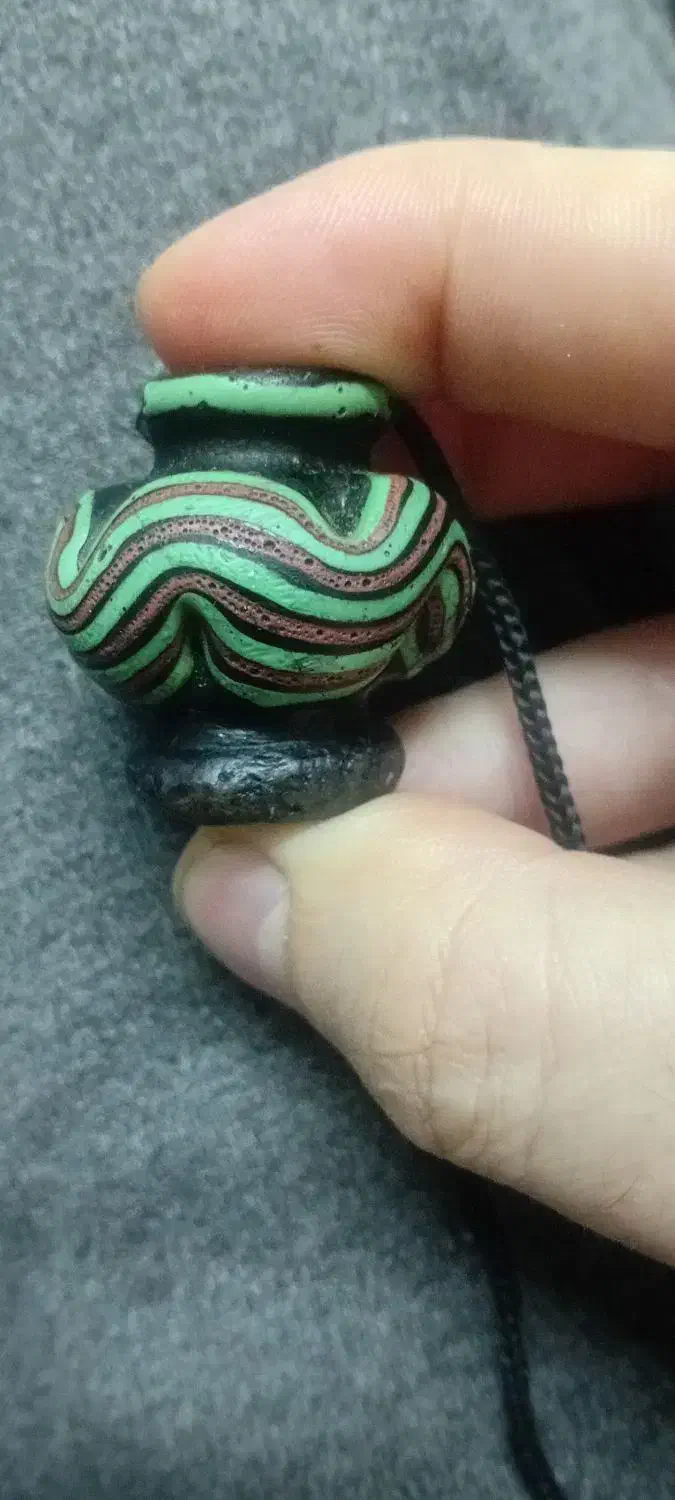 مهره چیتو گلدانی با قدمت و شرط اصالت|کلکسیون اشیاء عتیقه|شیروان (خراسان), |دیوار