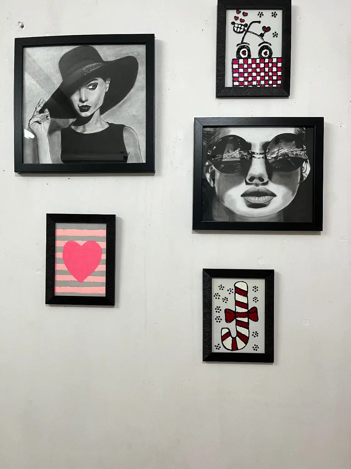 5تا تابلو باهم|تابلو، نقاشی، عکس|گرگان, |دیوار