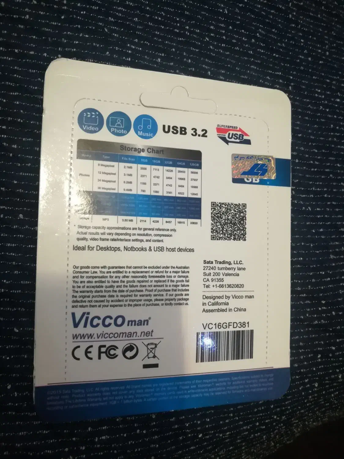فلش 16 گیگ Viccoman VC381 با سرعت 3.2|قطعات و لوازم جانبی رایانه|اردبیل, |دیوار