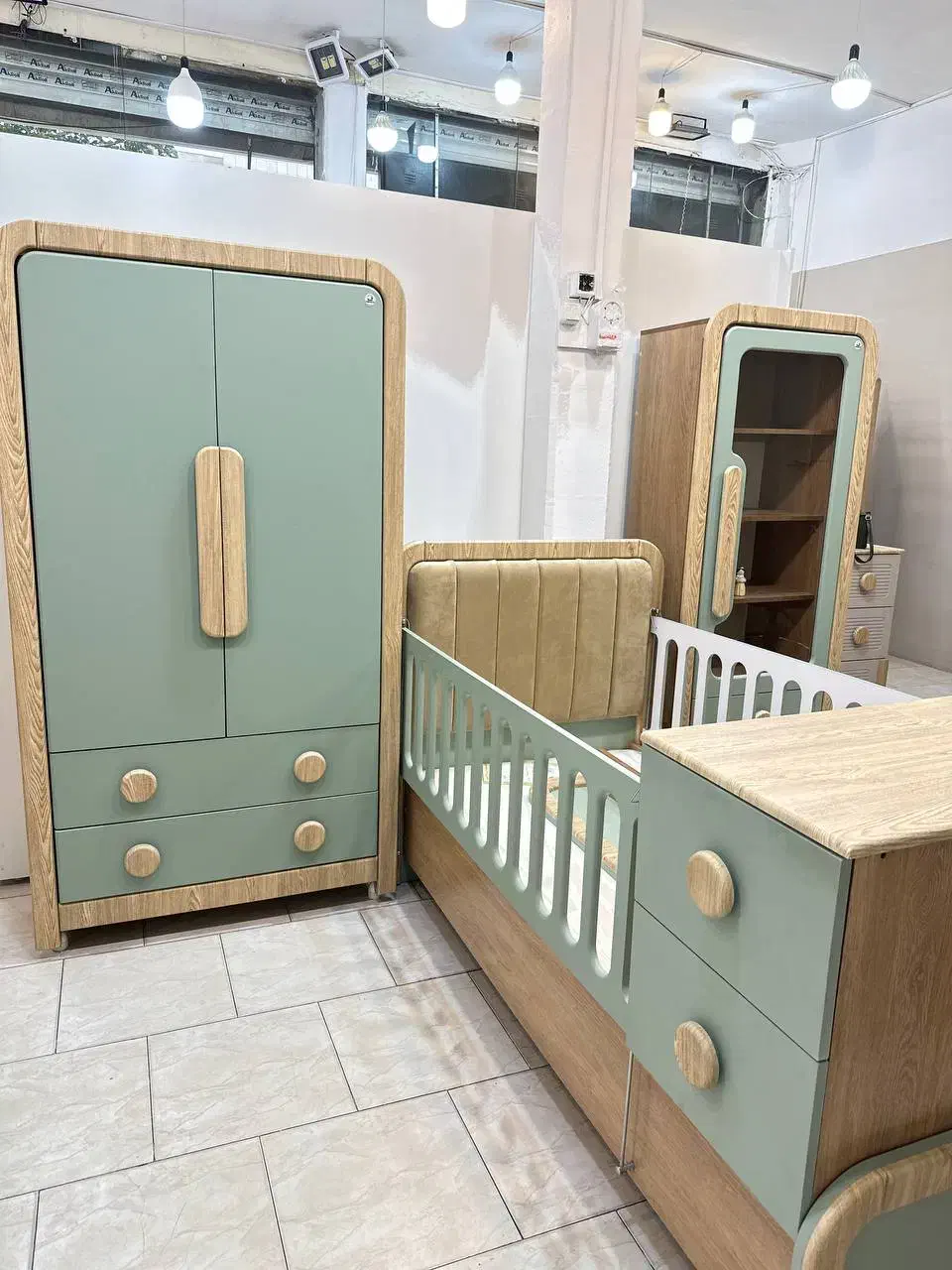 سرویس چوب و سیسمونی کامل اقساط باچک و بدون چک|تخت و سرویس خواب|مشهد, حسین‌آباد|دیوار