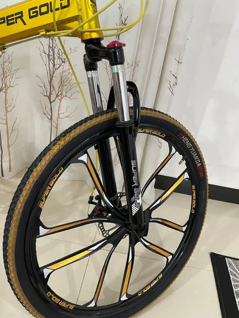 دوچرخه حرفه ای تمام الومنیوم برندSUPER GOLD|دوچرخه، اسکیت، اسکوتر|قشم, |دیوار