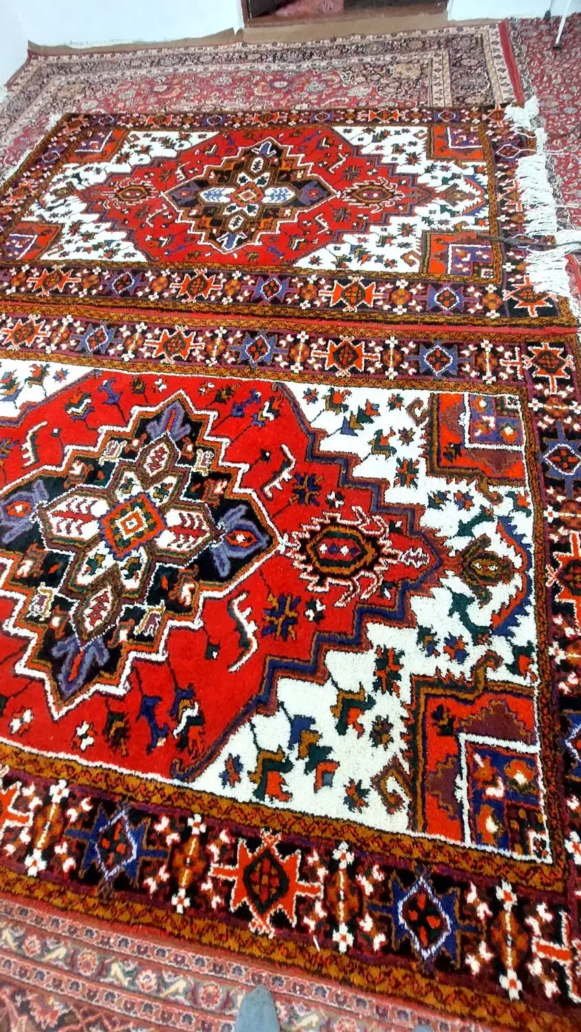 یک جفت فرش دستباف 6متری اطراف هریس|فرش|تبریز, |دیوار