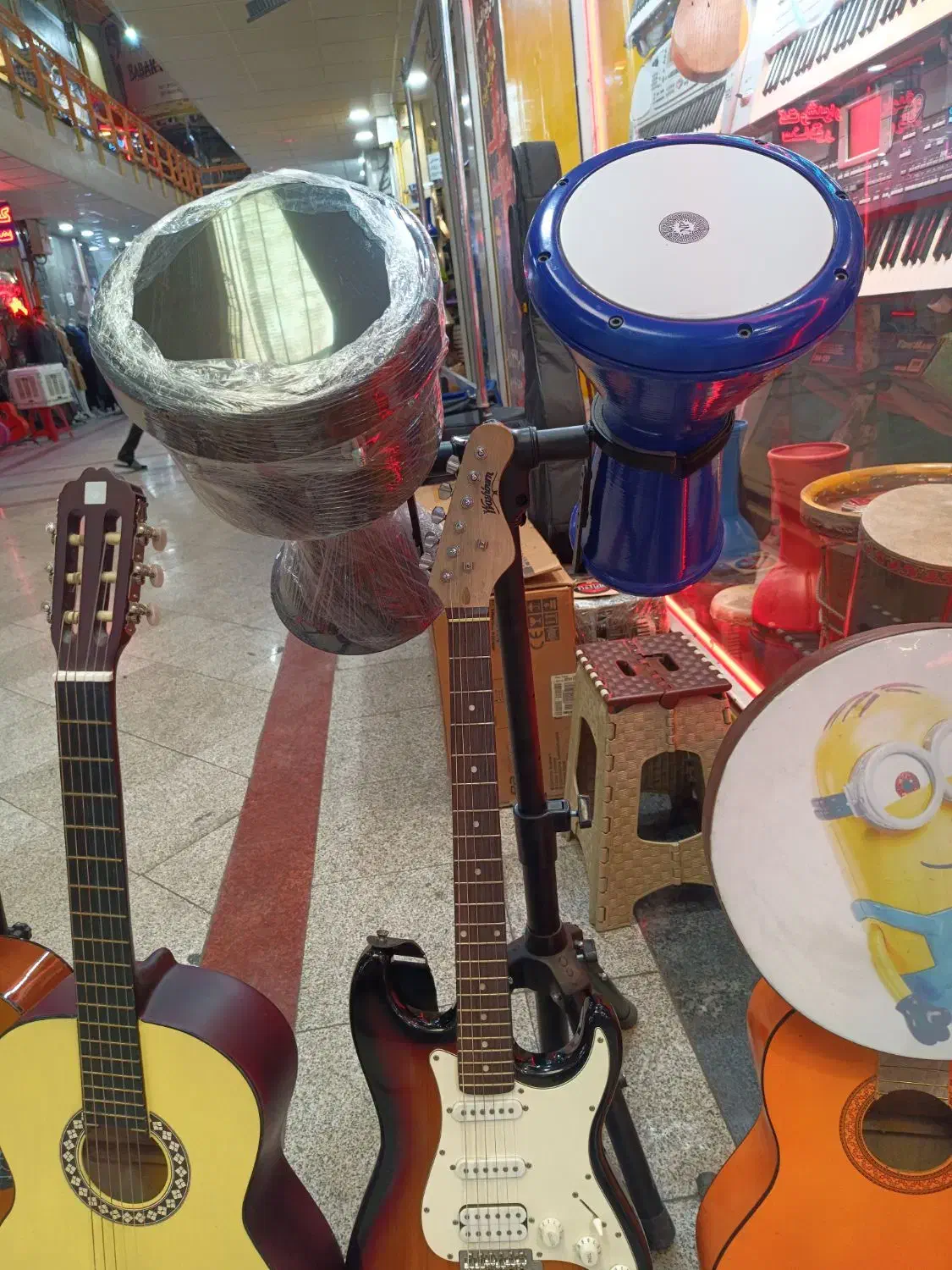 ست تمپو داربوکا و ضرب بوشهری به همراه پایه درجه یک|درام و پرکاشن|تبریز, |دیوار