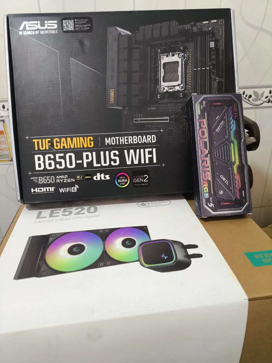 باندل ddr5 (رم و مادربرد)|قطعات و لوازم جانبی رایانه|قم, نیروگاه|دیوار