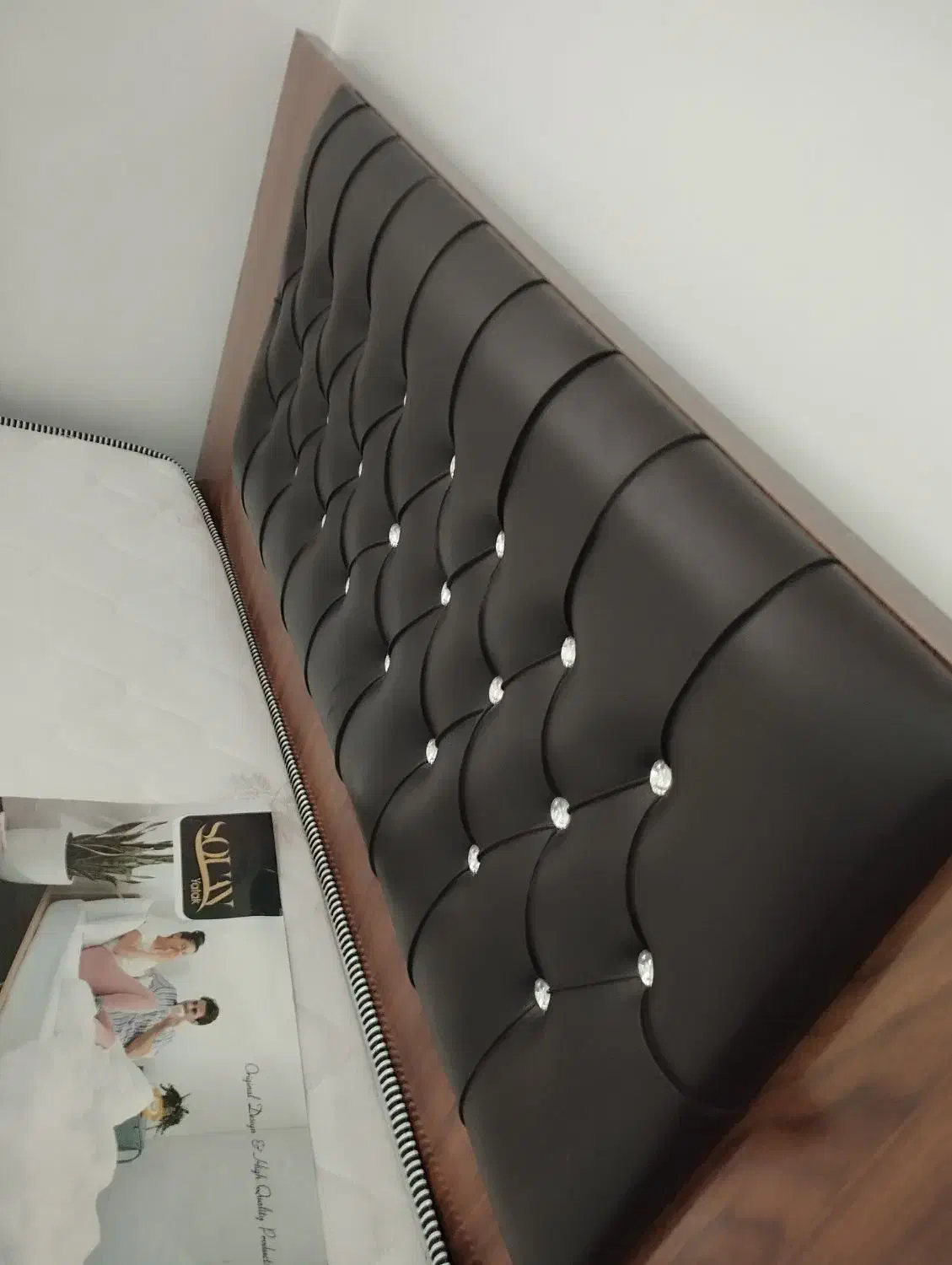 تخت و خواب ام دی اف دو نفره همراه با تشک|تخت و سرویس خواب|مهاباد (آذربایجان غربی), |دیوار