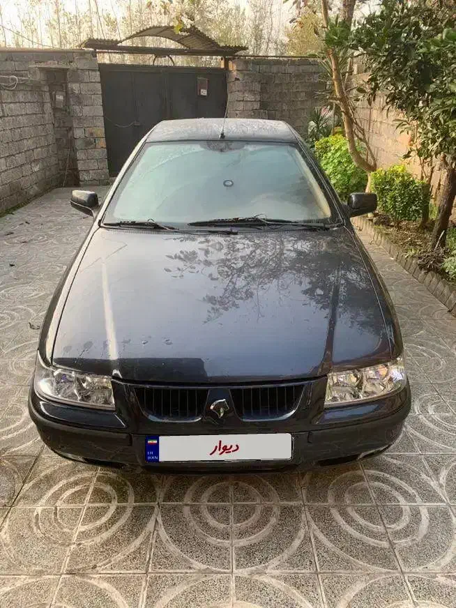 سمند lx مدل ۹۰ سفارشی|خودرو سواری و وانت|لاهیجان, شیشه گران|دیوار