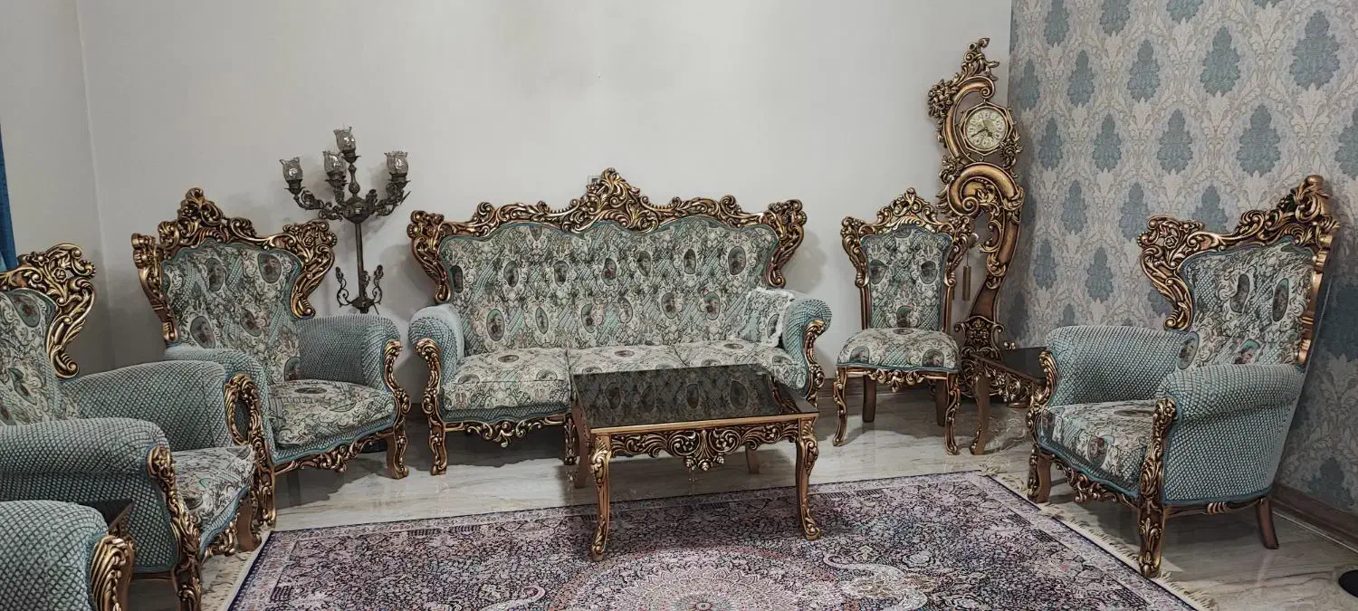 مبل سلطنتی|مبلمان خانگی و میز عسلی|کرمان, |دیوار