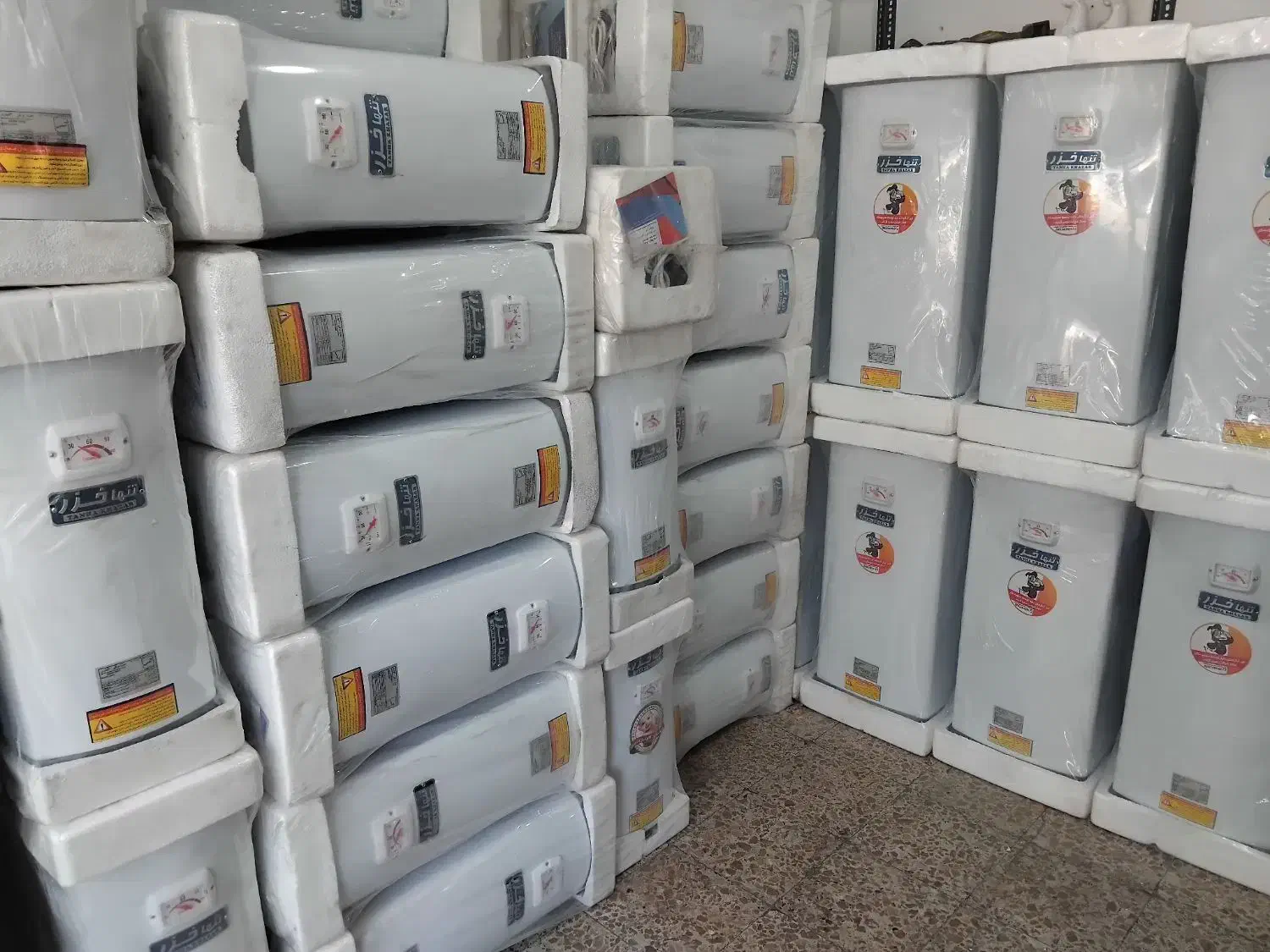 آبگرمکن دیواری برقی 15لیتری تنها خزر|آبگرمکن، پکیج، شوفاژ|میانه, |دیوار