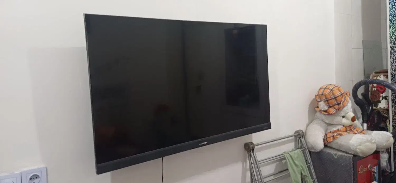 تلویزیون ۵۰ اینچ ایکس ویژن|تلویزیون و پروژکتور|شوش, |دیوار