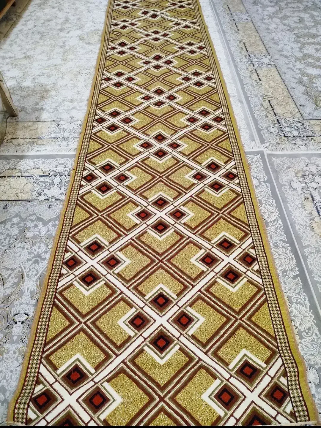 دو عدد فرش فانتزی و گلیم 4 متری|فرش|فردیس, فردیس|دیوار