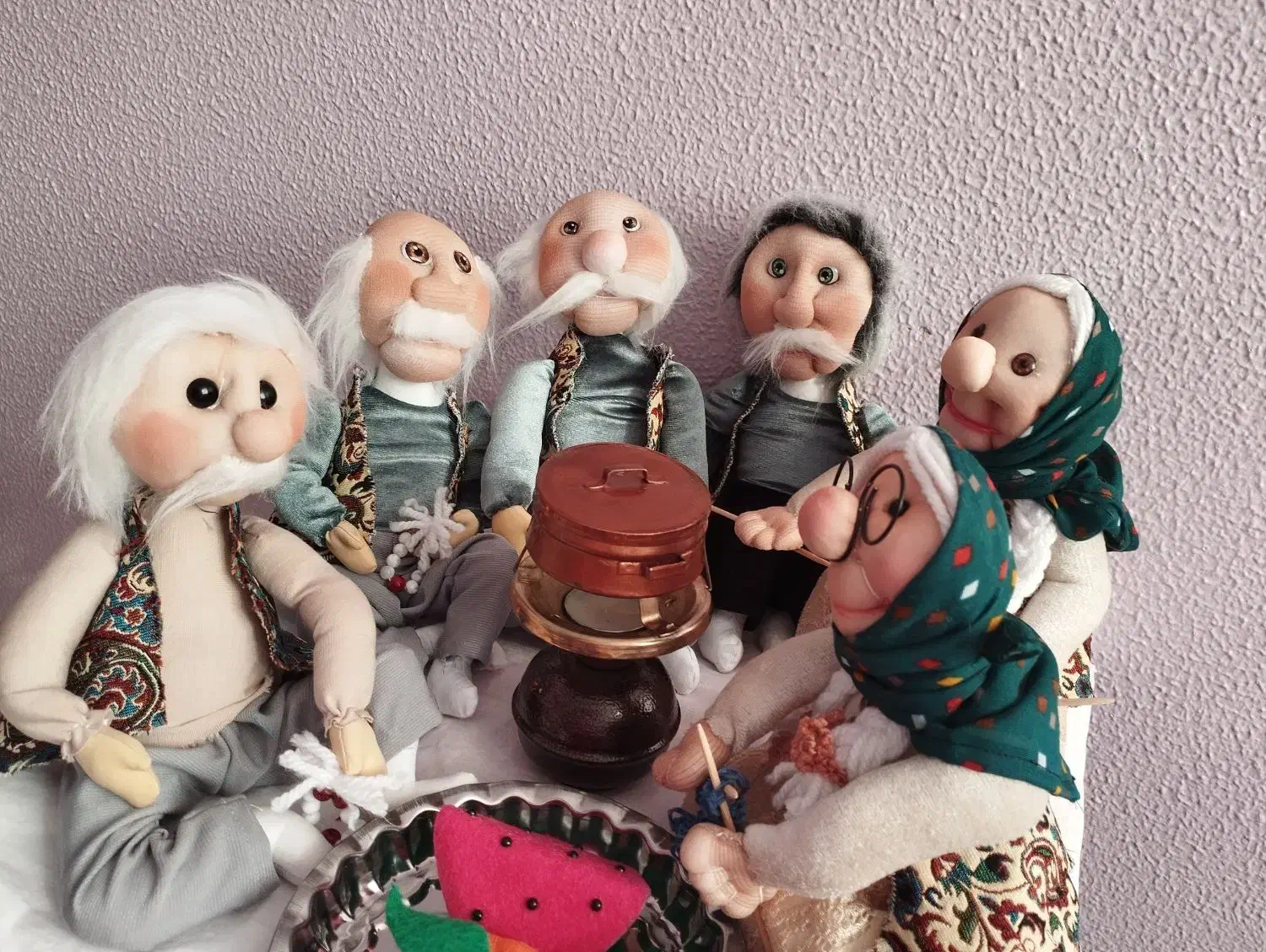 عروسک نه نه سرما و اقاجون|صنایع دستی و سایر لوازم تزئینی|شاهینشهر, طالقانی|دیوار