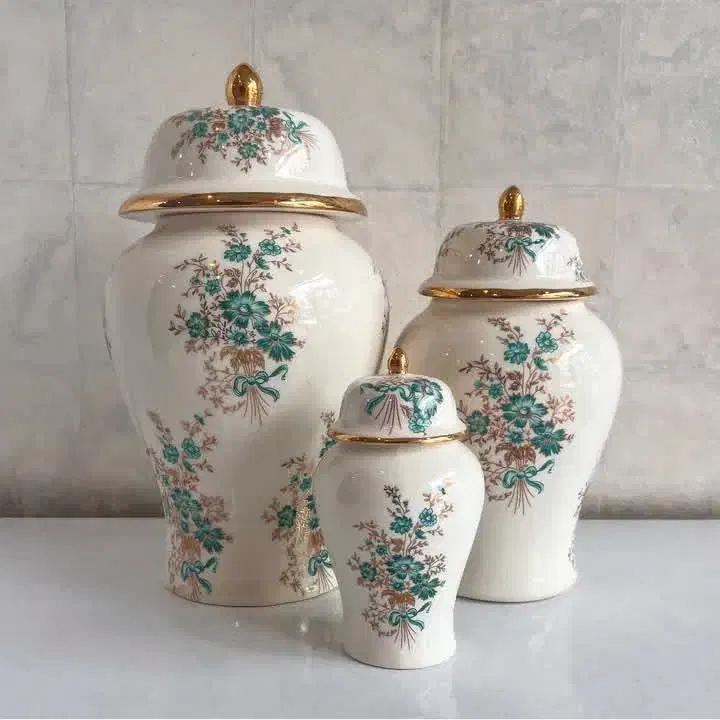 ست جینجر جار هدیه روز مادروزن|صنایع دستی و سایر لوازم تزئینی|تهران, قلمستان|دیوار