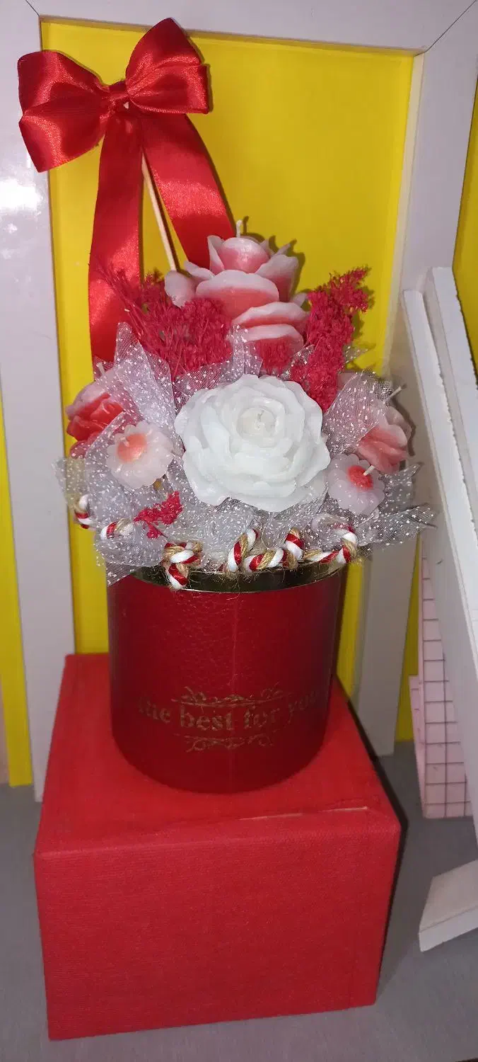 باکس شمع گل|صنایع دستی و سایر لوازم تزئینی|شهر ری, سرتخت|دیوار