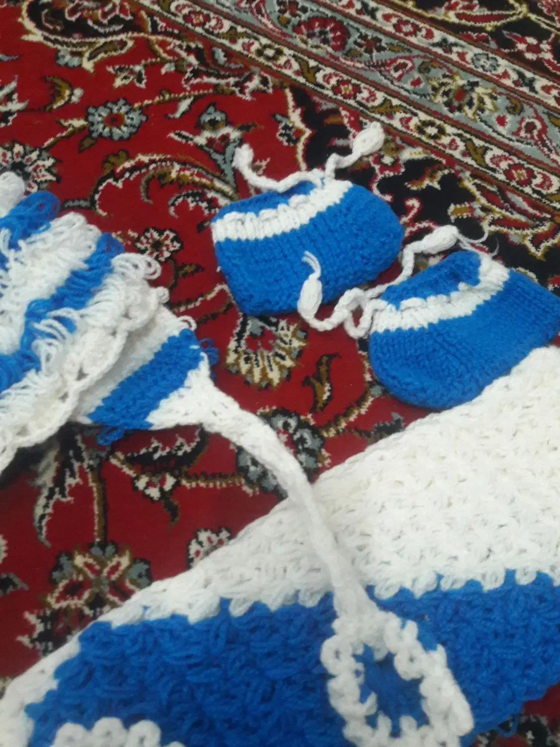 کلاه وشالگردن وپاپوش نوزادی نو|کفش و لباس بچه|فردوس (خراسان), |دیوار