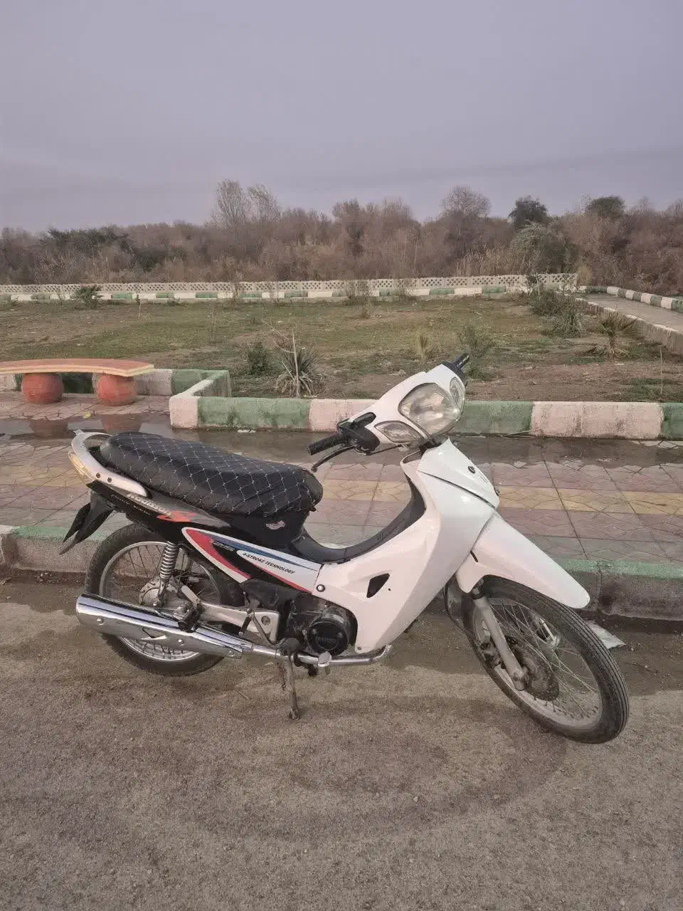 موتور لاکی تمیز|موتورسیکلت|شوش, |دیوار