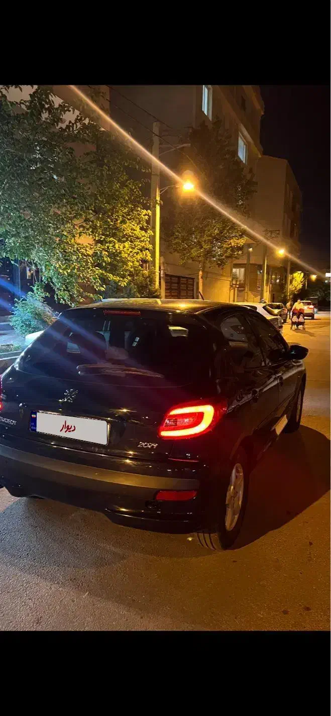 ۲۰۷ مشکی ۹۹ بیرنگ فرمان برقی|خودرو سواری و وانت|قزوین, |دیوار