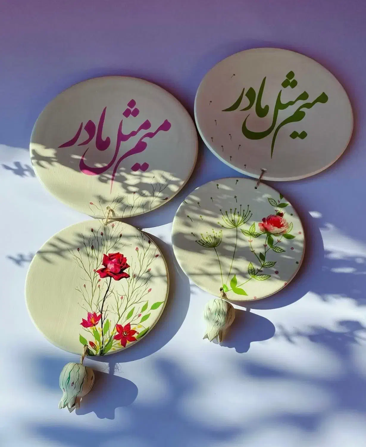 تابلو دو تیکه روز مادر|تابلو، نقاشی، عکس|دوگنبدان, |دیوار