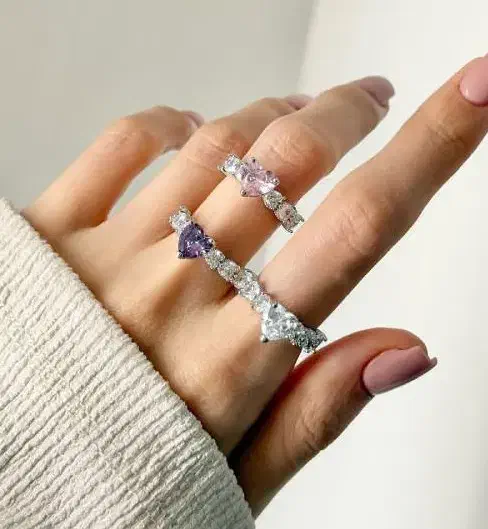 انگشتر جواهری قلب|جواهرات|کرمانشاه, |دیوار