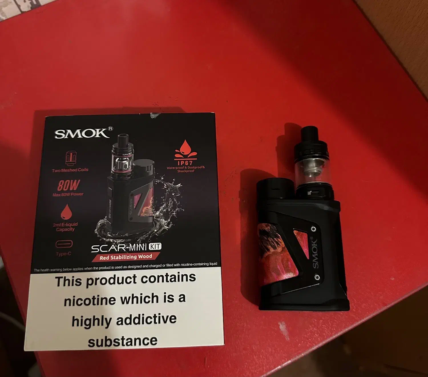 ویپ smok scar mini|زیورآلات و اکسسوری|خوی, |دیوار