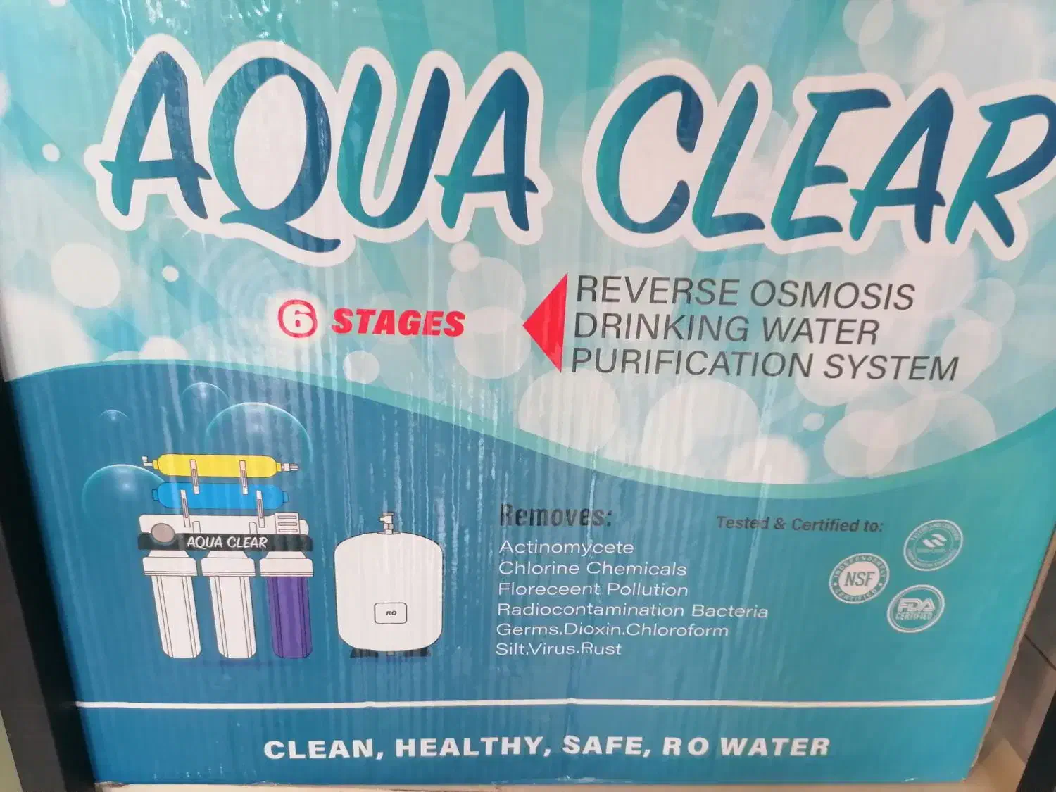 تصفیه آب aqua clear اصلی|آب‌سردکن و تصفیه آب|تهران, شهرک ولیعصر شمالی|دیوار