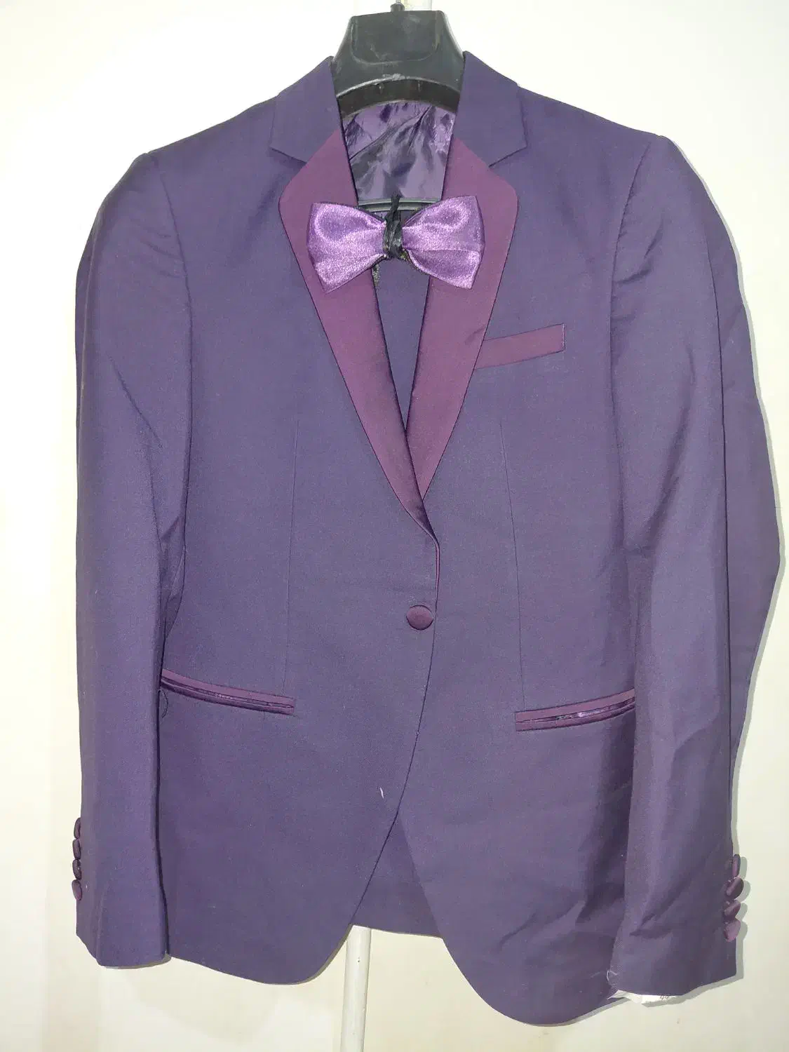 کت و شلوار مردانه سایز ۴۴ رنگ بادمجانی|لباس|سیرجان, |دیوار