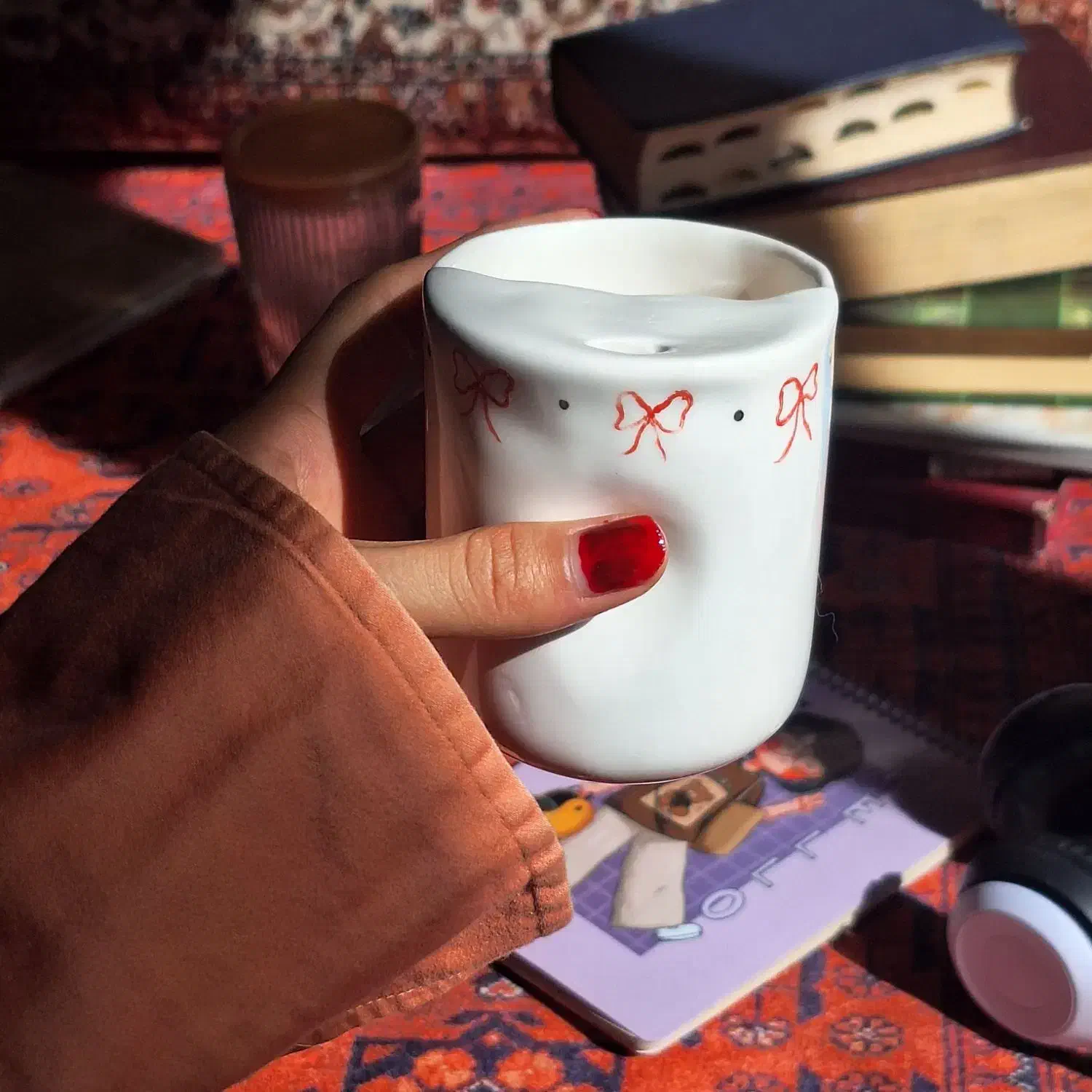 ماگ دستسازسرامیکی.کلی|قوری، کتری، قهوه‌ساز دستی|مشهد, طلاب|دیوار