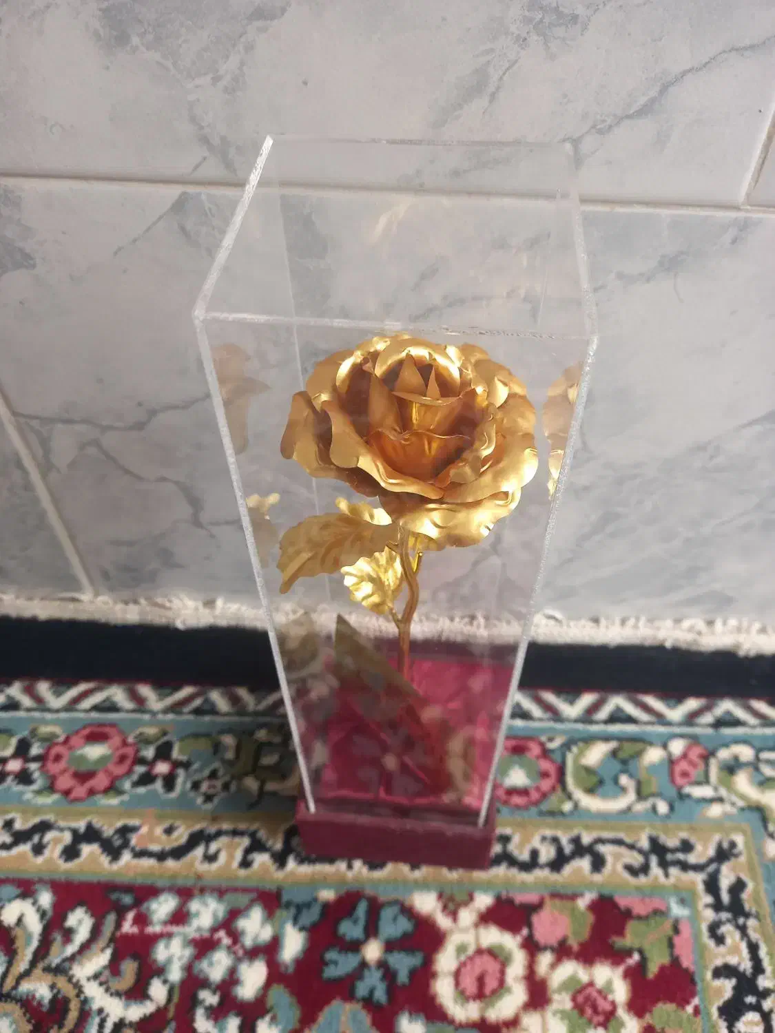 تندیس گل رز|گل مصنوعی|کرمان, |دیوار