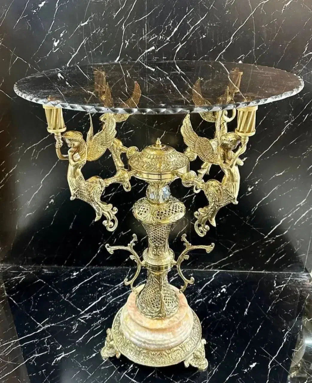 میزخاطره برنزی|میز تلفن|همدان, |دیوار