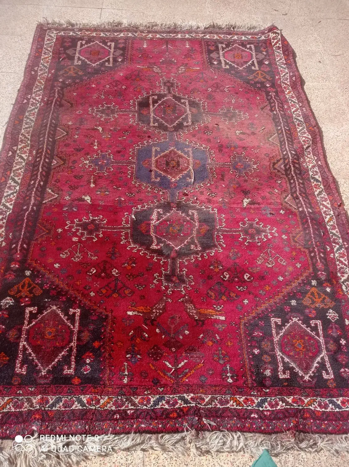 قالی دستباف|فرش|شیراز, نصر|دیوار