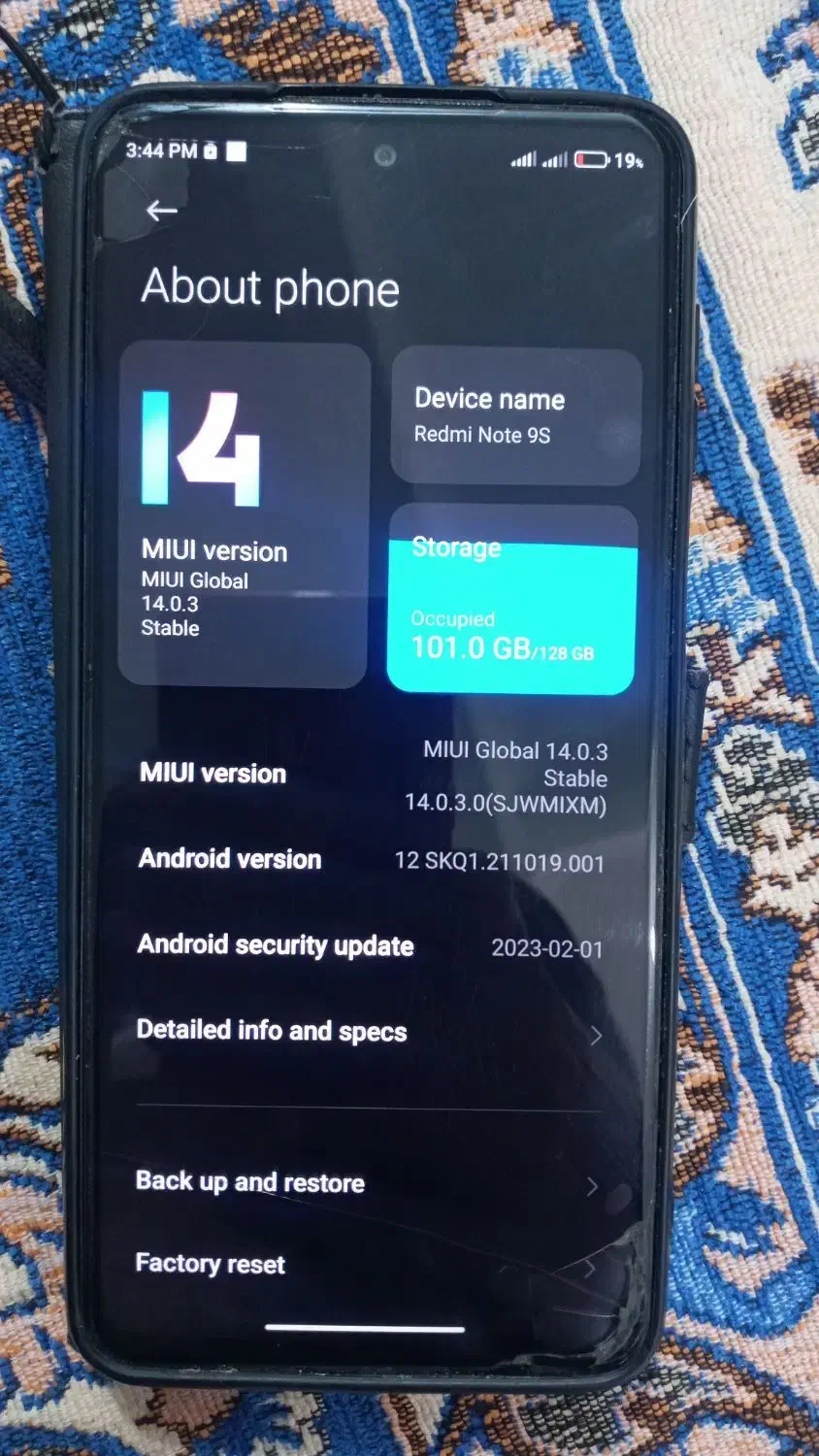 گوشی ردمی نوت9s|موبایل|کرباسک, |دیوار